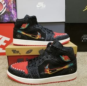 Nike Air Jordan 1 Mid SE Siempre Familia Men Size 13 Brand New In Box